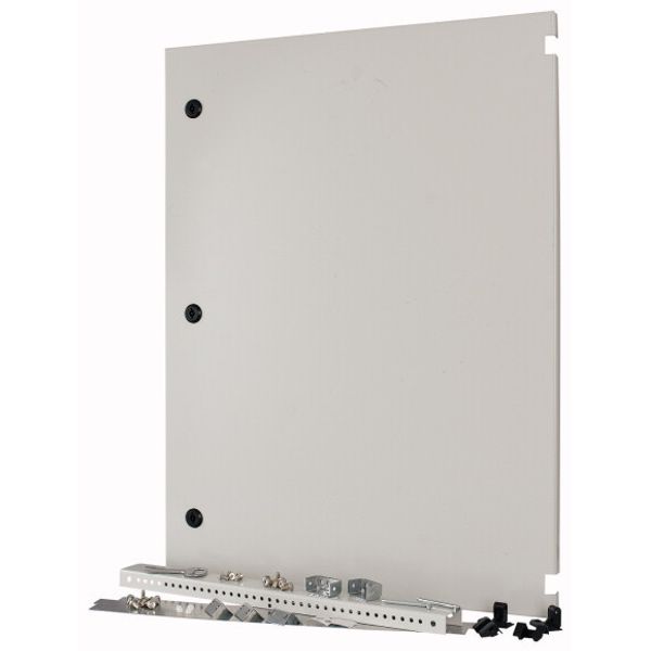 Door, section wide, Box Solution, for HxW=800x600mm, IP55, grey image 1