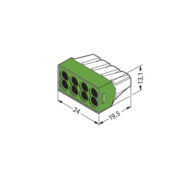 PUSH WIRE® connector for junction boxes for solid and stranded conduct image 2