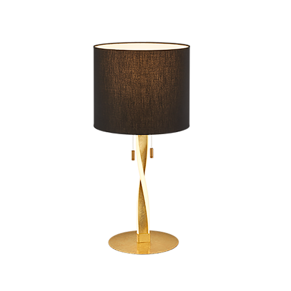 Nandor table lamp E27 + LED black/gold image 1