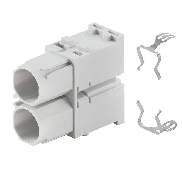 Module for industry plug-in connectors, Polycarbonate, glass fibre rei image 1