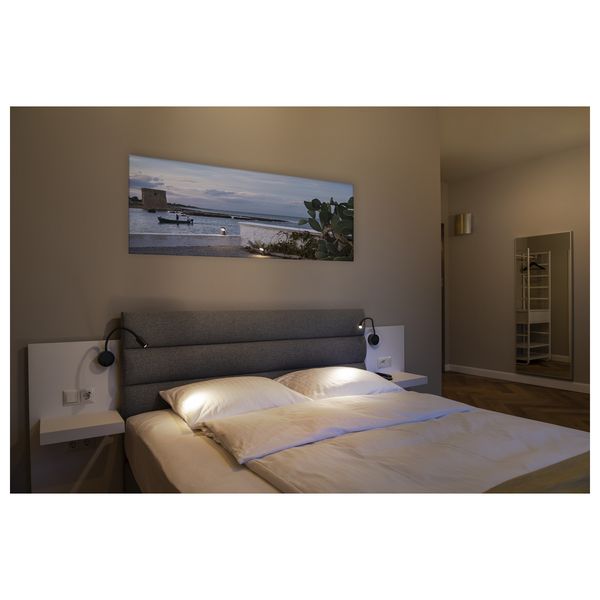 DIO FLEX PLATE LED, LED Indoor wall light, black, 2700K image 5