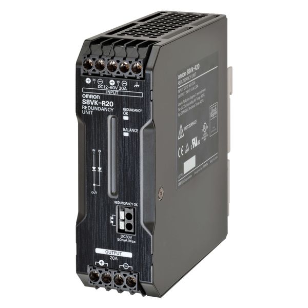 Redundancy module for S8VK (input 10-60VDC, output 20A) image 3