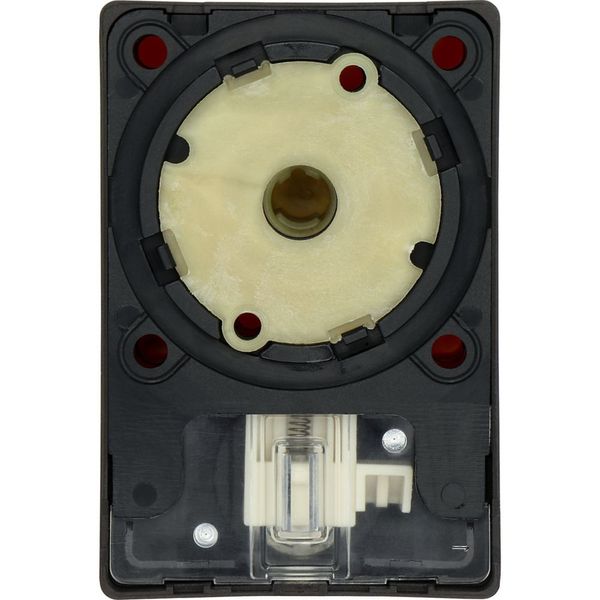 Panic switches, T0, 20 A, flush mounting, 3 pole, with red thumb grip and yellow front plate, Cylinder lock SVA image 12