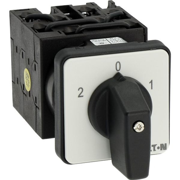 Multi-speed switches, T0, 20 A, flush mounting, 4 contact unit(s), Contacts: 8, 60 °, maintained, With 0 (Off) position, 2-0-1, Design number 5 image 7