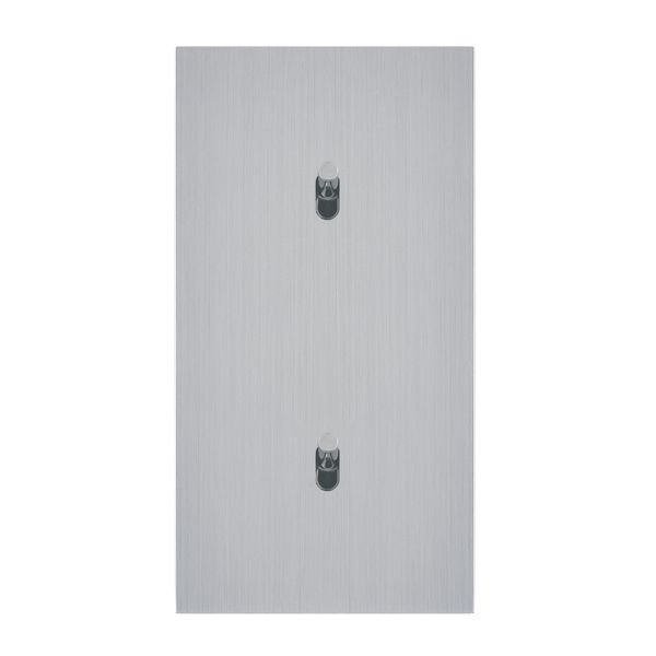 Art d'Arnould Epure universe two two-way switch or switch - brushed steel image 1