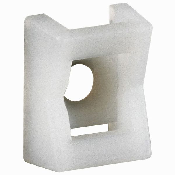 Base - for Colring cable ties max. width 9 mm - screw mounting image 1