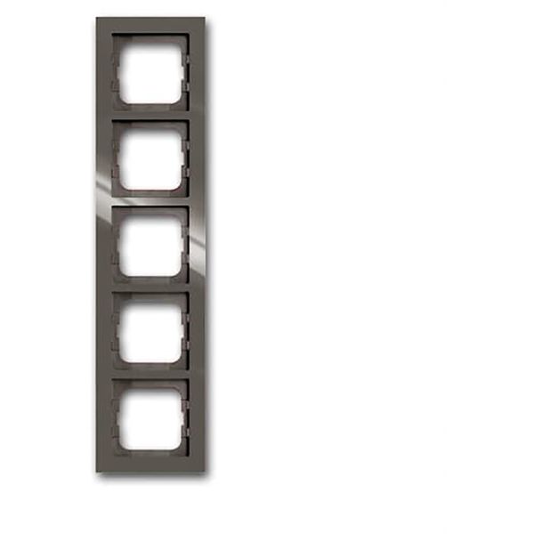 1725-291 Cover Frame Busch-axcent® entrée-grey image 1