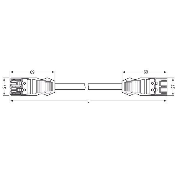 771-9395/067-702 pre-assembled interconnecting cable; Cca; Socket/plug image 5