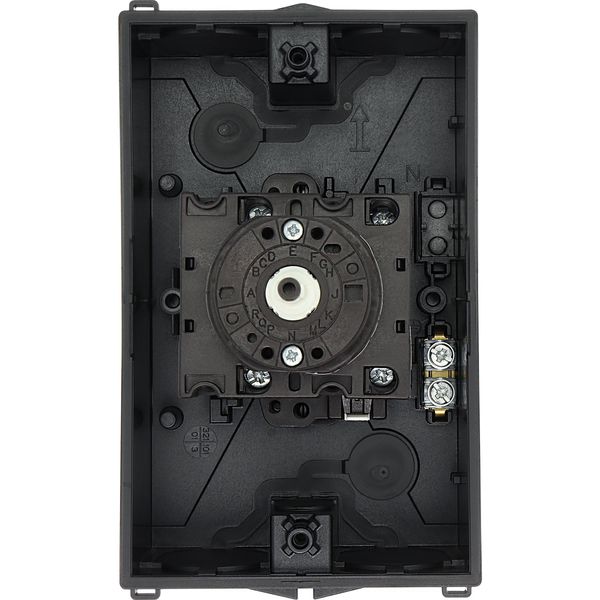 Main switch, T3, 32 A, surface mounting, 3 contact unit(s), 3 pole, 2 N/O, 1 N/C, STOP function, With black rotary handle and locking ring, Lockable i image 26