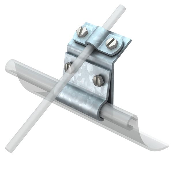 262 A-DIN FT  Gutter clamp, 8mm, Steel, St, hot dip galvanized, DIN EN ISO 1461 image 1