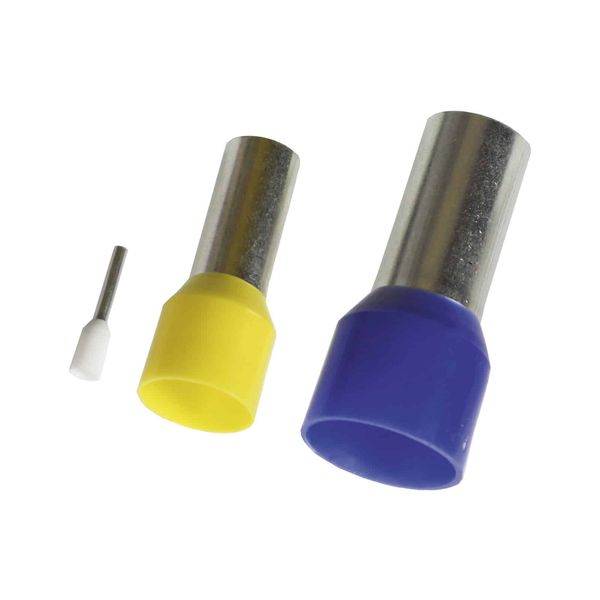 Insulated single ferrules, 25mm2 L. 19x12mm, blue image 1