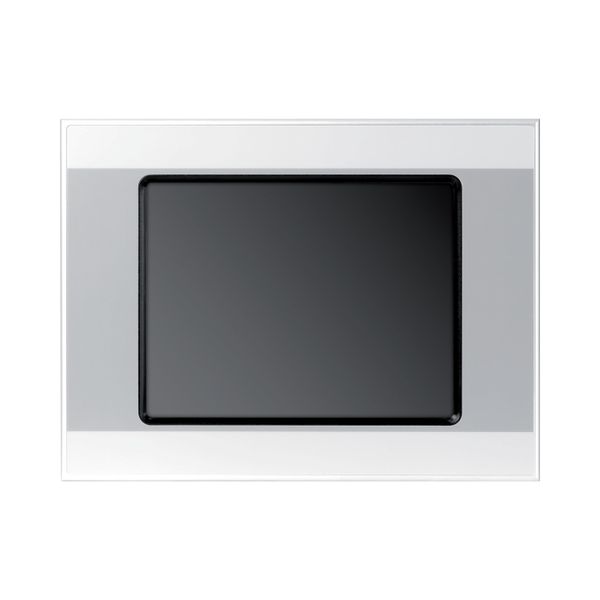 Single touch display, 10-inch display, 24 VDC, 640 x 480 px, 2x Ethernet, 1x RS232, 1x RS485, 1x CAN, 1x DP, PLC function can be fitted by user image 28