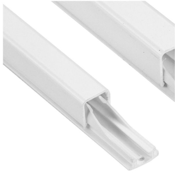 White cable guide 1 cable with adhesive, for cables with diameters 3 to 6mm image 1