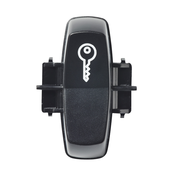 Renova - rocker - printed symbol KEY - for S100 switch - black image 4