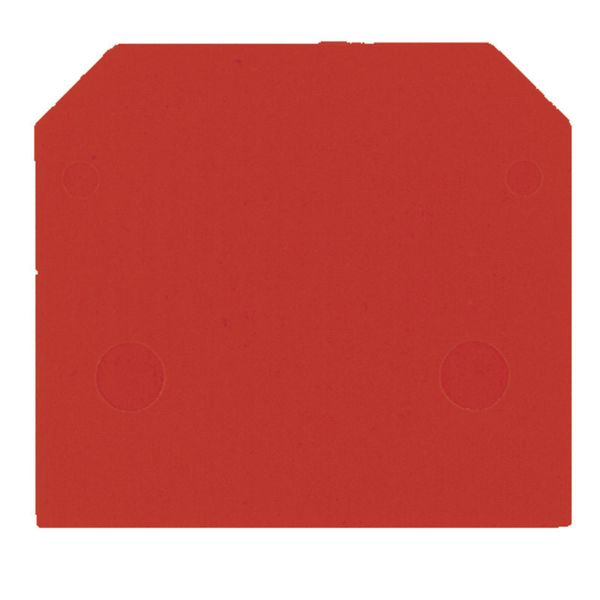 End plate (terminals), 40 mm x 1.5 mm, red image 1