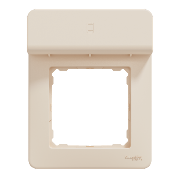 Sedna Design & Elements, Frame support for mobile 1 gang, professional, beige image 5