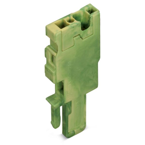 Start module for 1-conductor female connector CAGE CLAMP® 4 mm² green- image 3