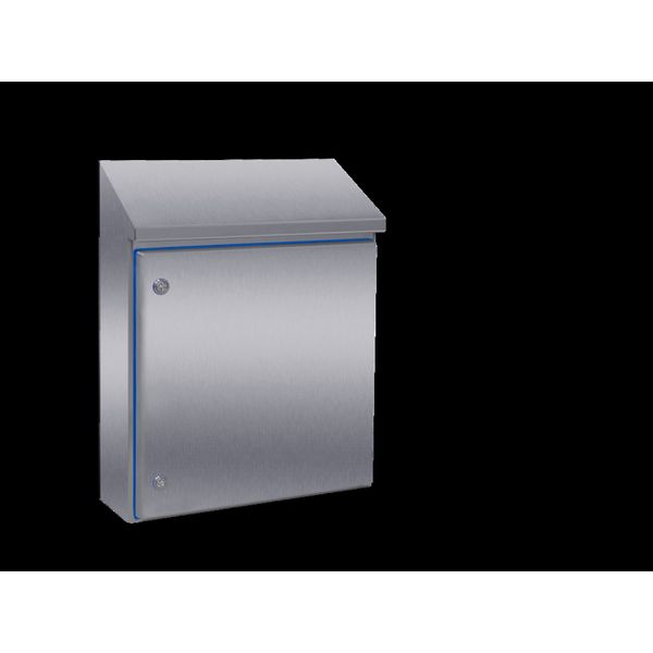 HD Compact enclosure, WHD: 510x550(H1)x669(H2)x210 mm, Stainless steel 1.4301 image 2