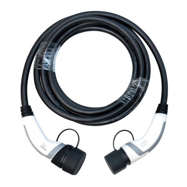 Charging cable type2 to type2, 32A 3-phase, 5m long with bag image 1