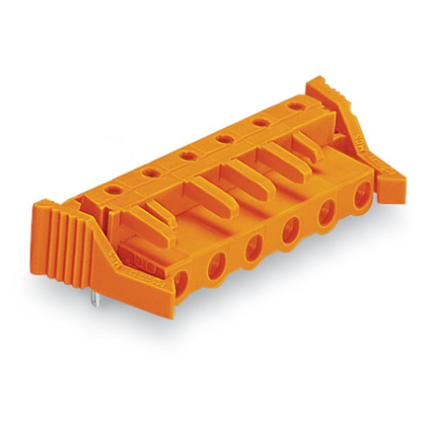 THT female header angled Pin spacing 7.62 mm orange image 5