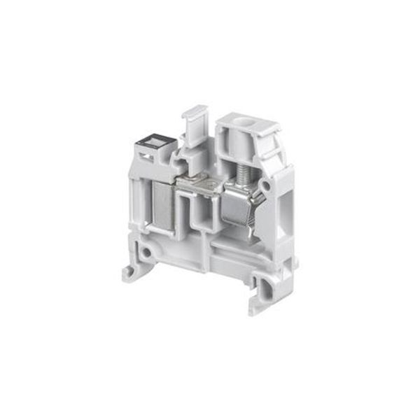 D6/8,ADO,EX, TERMINAL BLOCK, FEED THROUGH, 8MM SPACING, 8X45X41MM, DIN RAIL MOUNT image 1