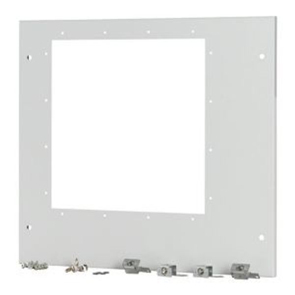 Front cover for IZMX40, fixed, HxW=550x600mm, grey image 4