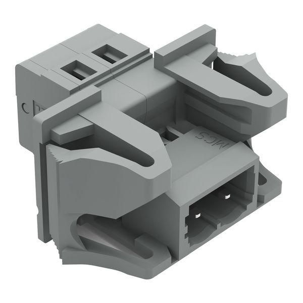 1-conductor male connector CAGE CLAMP® 2.5 mm² gray image 7