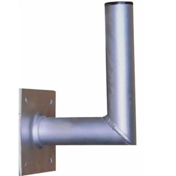 SAT Wall Mount,Walldist.=150mm,H=250mm,150x150mm,DM=50mm,Alu image 1