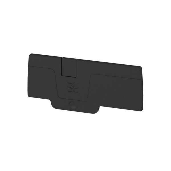 End plate (terminals), 71.9 mm x 2.1 mm, black image 1