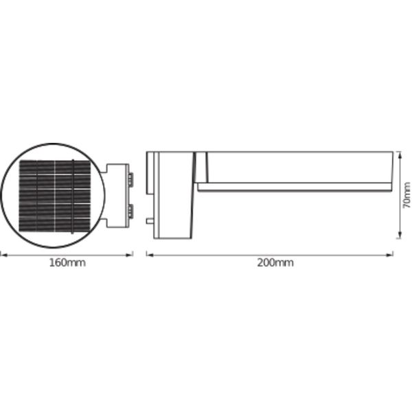 ENDURA® STYLE SOLAR SINGLE CIRCLE Wall Sensor Single Circle 6W Black image 9