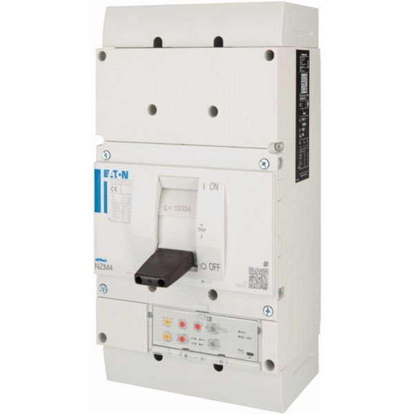 NZM4 PXR20 circuit breaker, 1600A, 3p, Screw terminal, earth-fault protection image 2