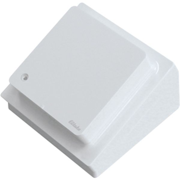 Wireless CO2 desktop sensor temperature+­humidity sensor and signal, pure white glossy image 1
