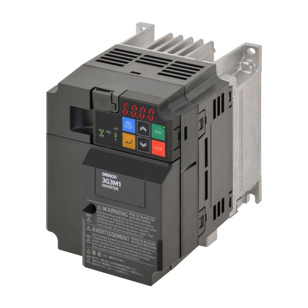 M1 AC Drive, 1.5/2.2 kW (HD/ND), 4.8/5.5 A (HD/ND), 400 VAC, 3~ input, image 1