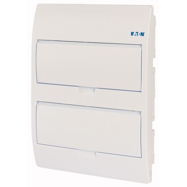 ECO Compact distribution board, flush mounting, 2-rows, 12 MU, IP40 image 1