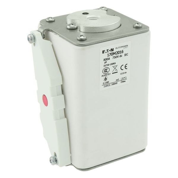 Fuse-link, high speed, 50 A, DC 750 V, compact size 1, 41 x 59 x 128 mm, aR, IEC, single indicator image 18