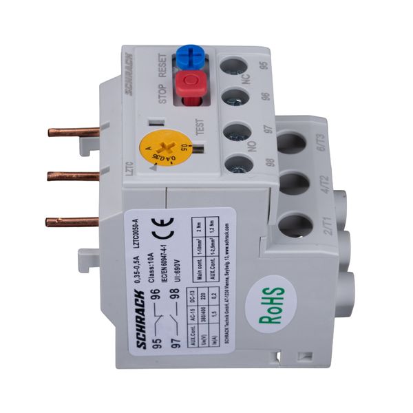 Thermal overload relay CUBICO Classic, 0.35A -0.5A image 4