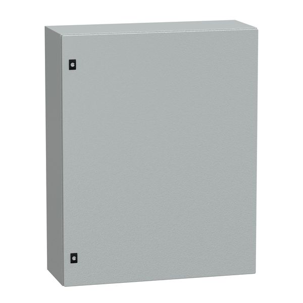 Spacial CRN plain door with mount.plate. H1000xW800xD300 IP66 IK10 RAL7035.. image 1