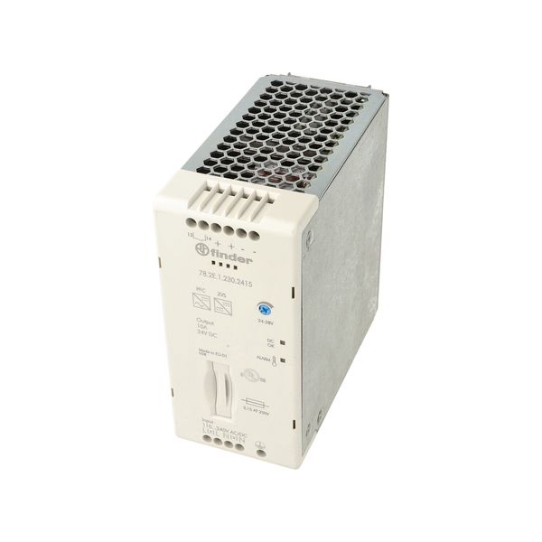 Switch.power suppl.60mm.In.110...240VUC Out.240W 24VDC/PFC/pre-alarm (78.2E.1.230.2415) image 3