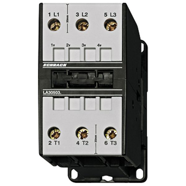 Contactor, 22kW, 50A AC3, 110A AC1, 3-pole, 24VDC image 1