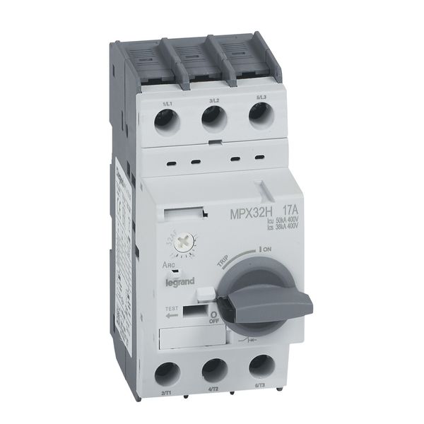 MPCB MPX³ 32H - thermal magnetic - motor protection - 3P - 17 A - 50 kA image 2