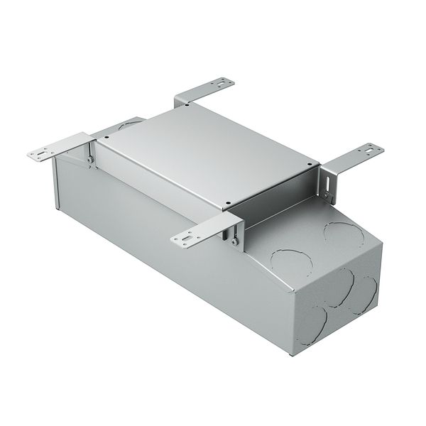 OptiLine 50 - floor outlet box - 6/8 modules - grey image 2