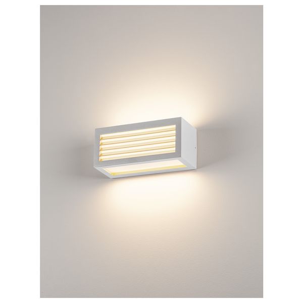 BOX-L E27 wall lamp, E27, max. 18W, square, white image 4