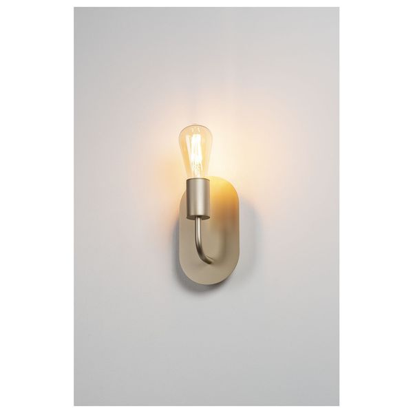 FITU WL, Indoor wall light, E27, soft gold, max. 24W image 2