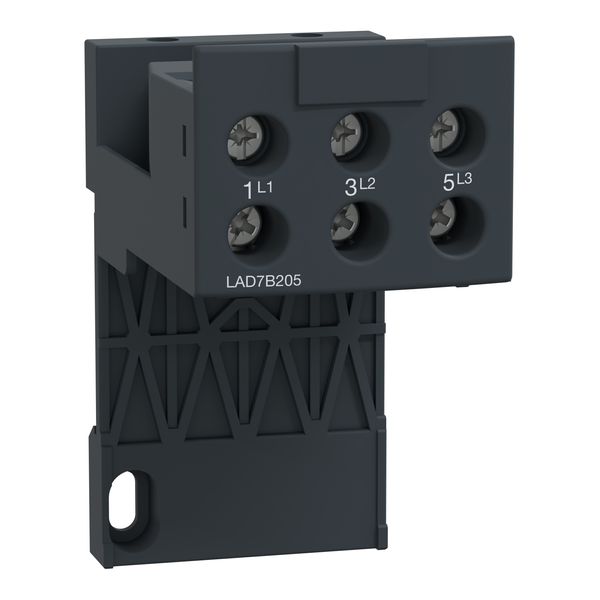 Adapter terminal block, TeSys Deca, for separate mounting of LRD04L-D32L LR3D04L-D32L LR9D01-D32 image 3