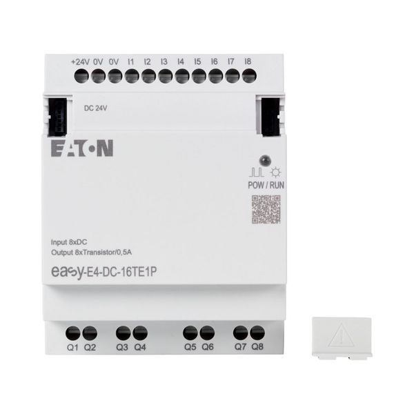 I/O expansion, For use with easyE4, 24 V DC, Inputs/Outputs expansion (number) digital: 8, Push-In image 6