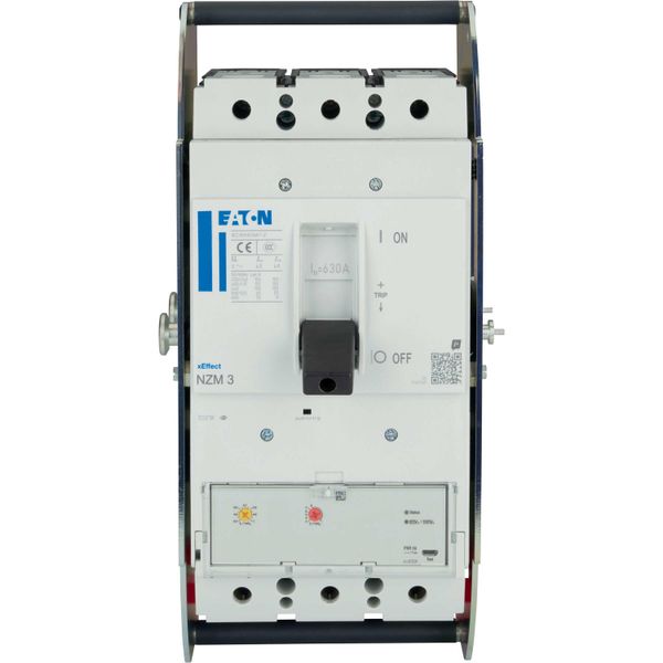 NZM3 PXR10 circuit breaker, 630A, 3p, withdrawable unit image 7