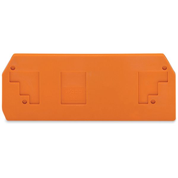 End and intermediate plate 2.5 mm thick orange image 4