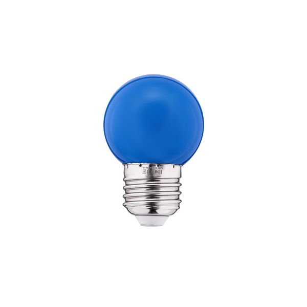 LED Color Bulb 1W G45 240V 10Lm PC blue THORGEON image 1