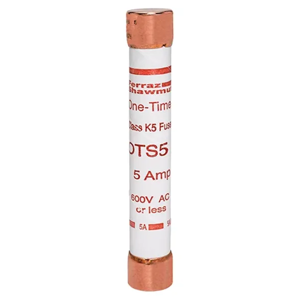 Fuse OTS - Class K5 - Fast-Acting 600VAC 300VDC 5A Ferrule image 1