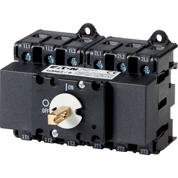 Switch-disconnector, QM, 50 A, 6 pole, without rotary handle, With dri image 4